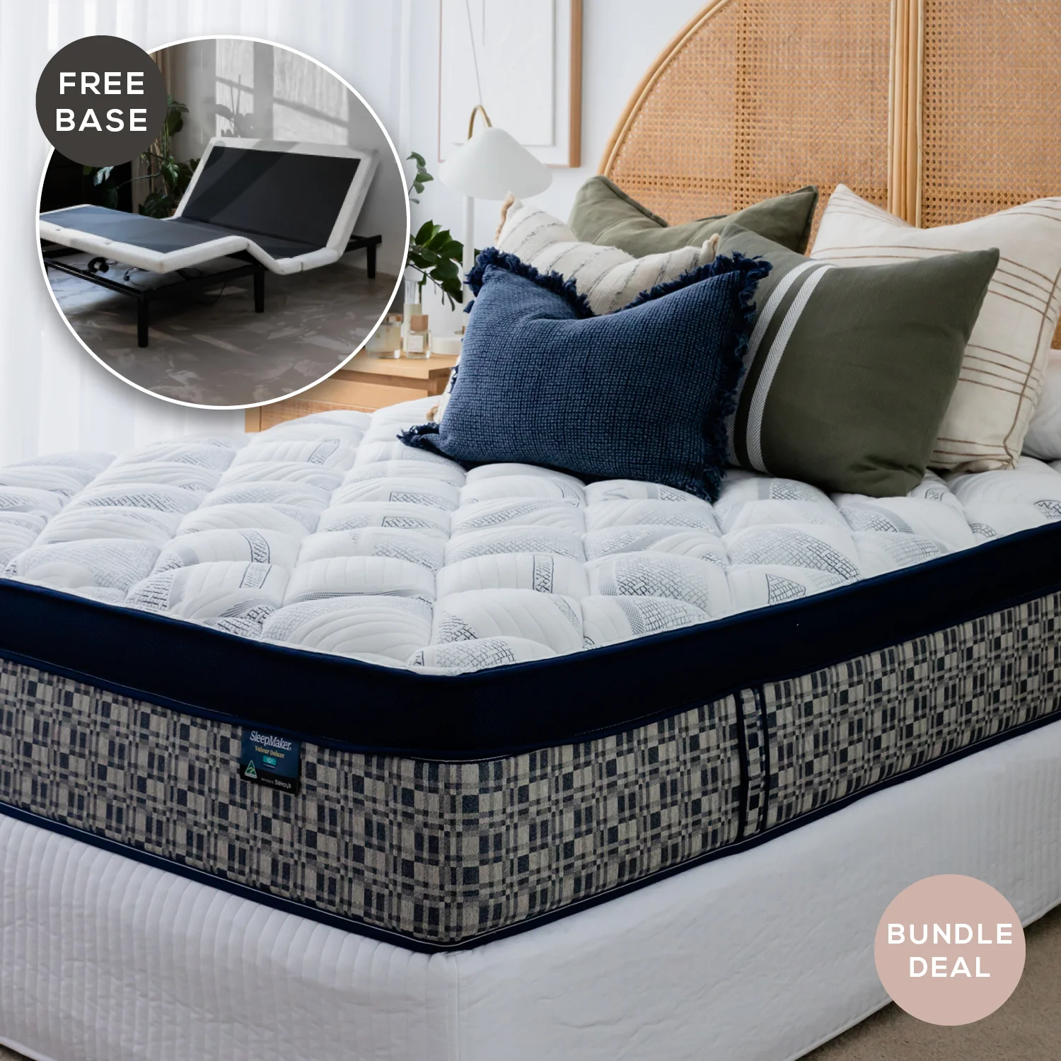 ACA Valour Mattress & iPerform 2000 Adjustable Base - King Bundle Deal