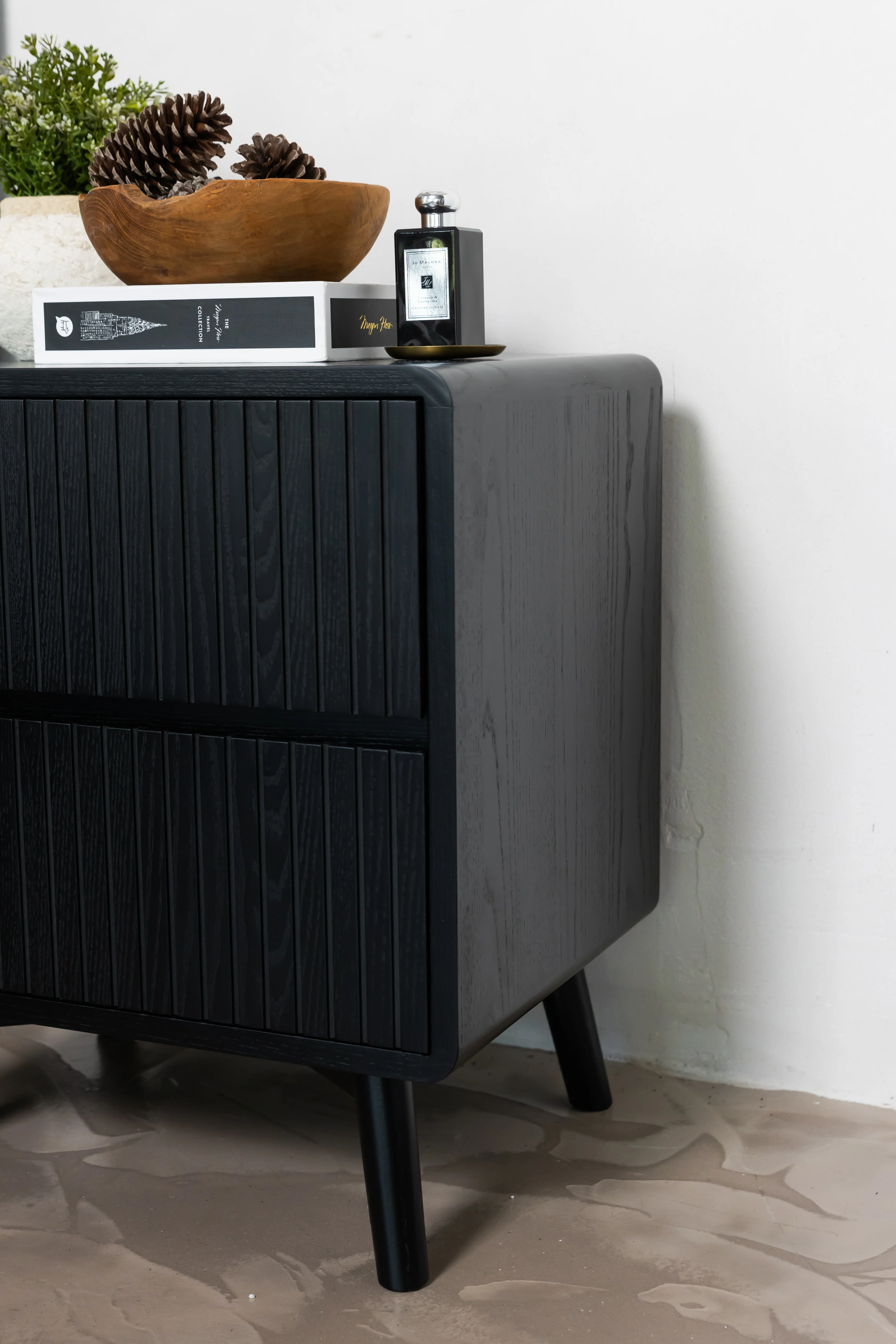 Eriksen Black Bedside Table - Image 6